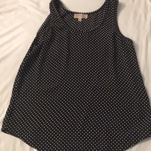 Polka dot tank top